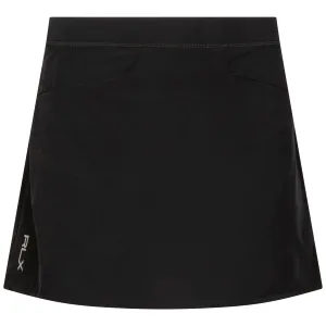 15 Inch Performance Pleated Skort Polo Black
