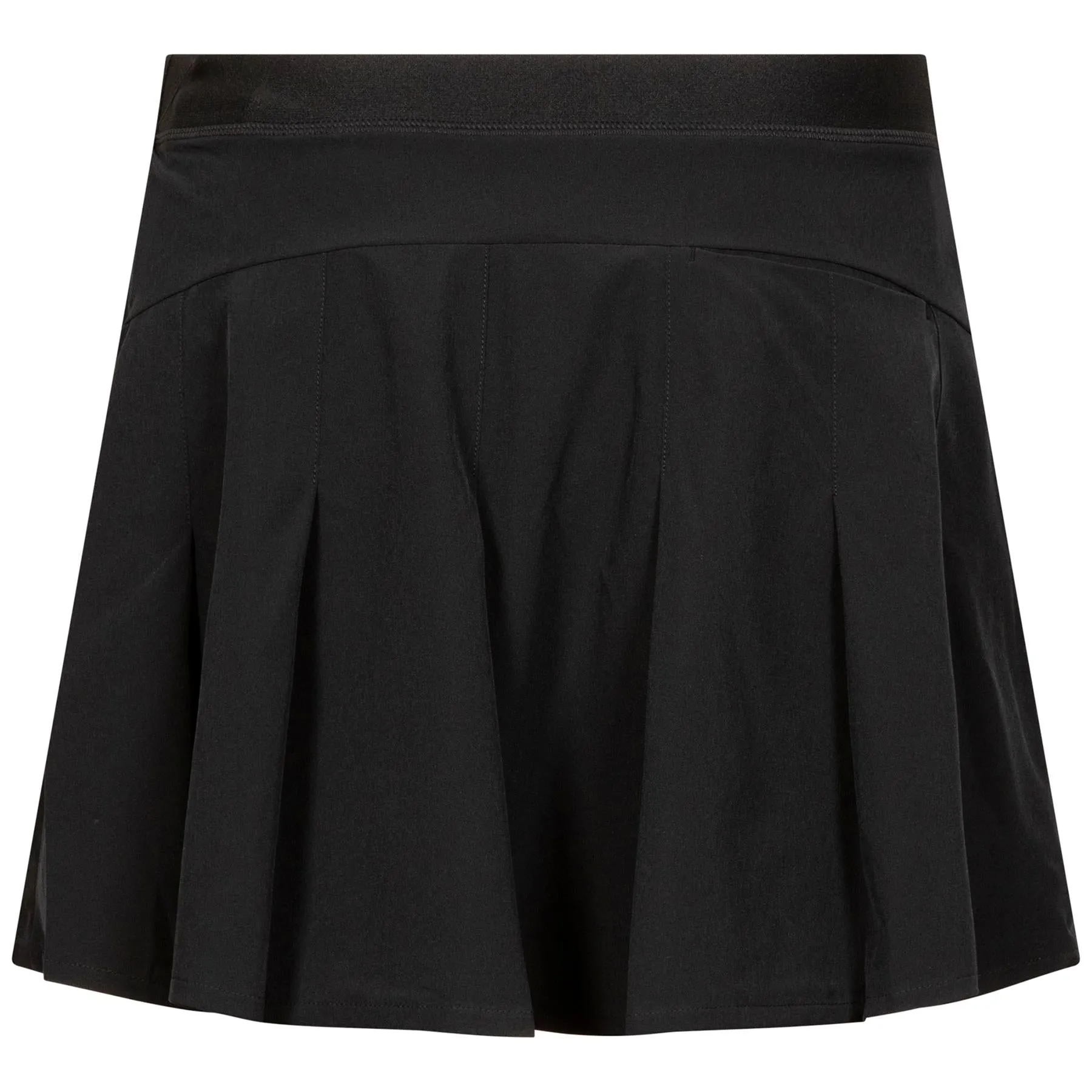 15 Inch Performance Pleated Skort Polo Black