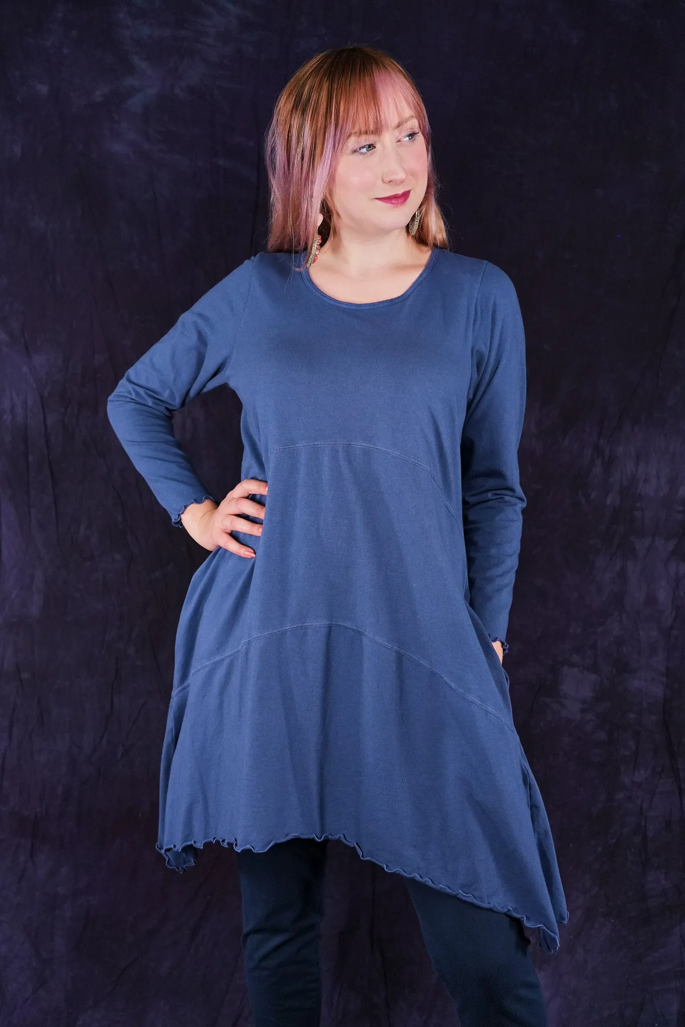 7232 Shape Dress Vintage Indigo-U