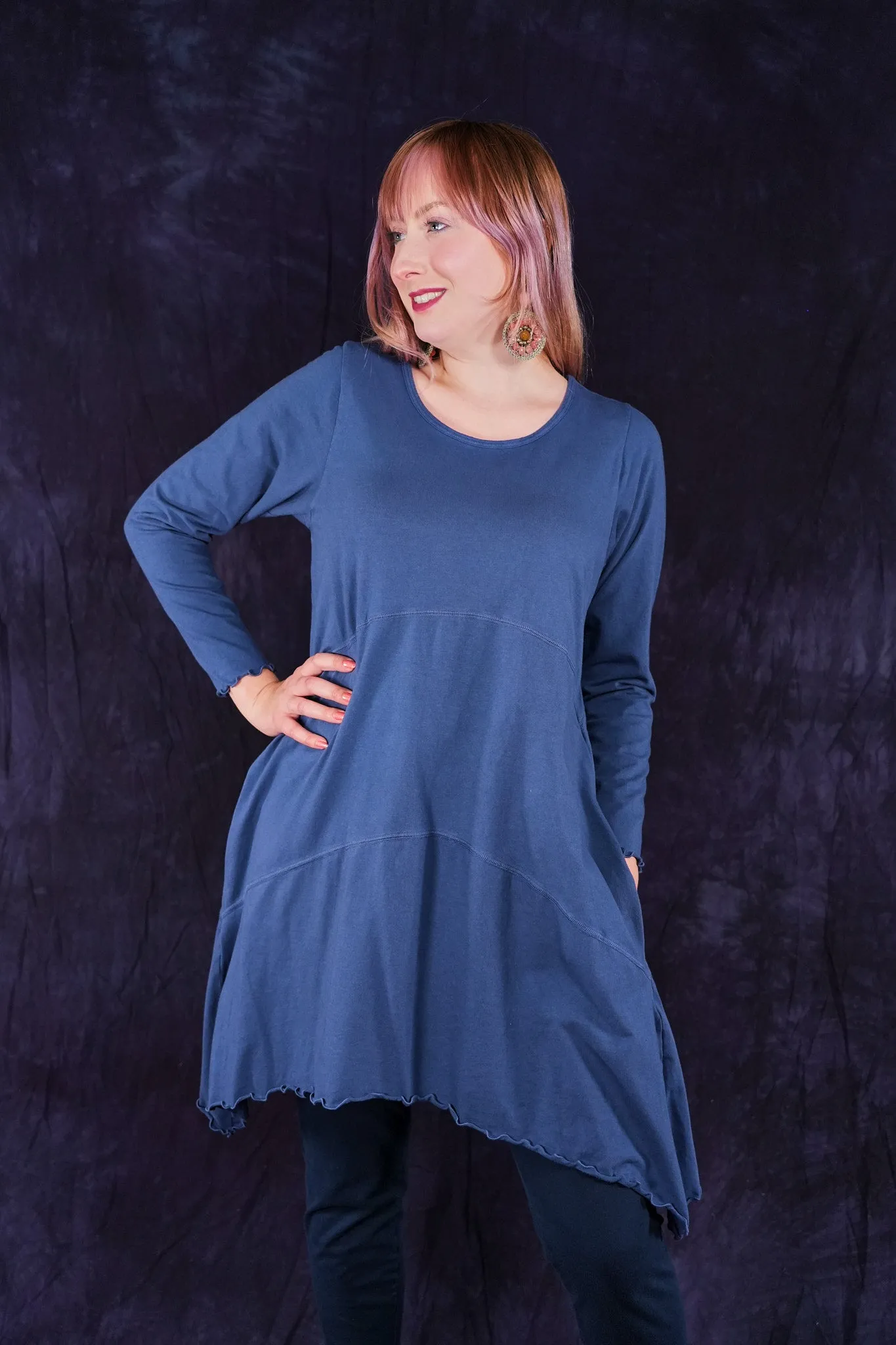 7232 Shape Dress Vintage Indigo-U