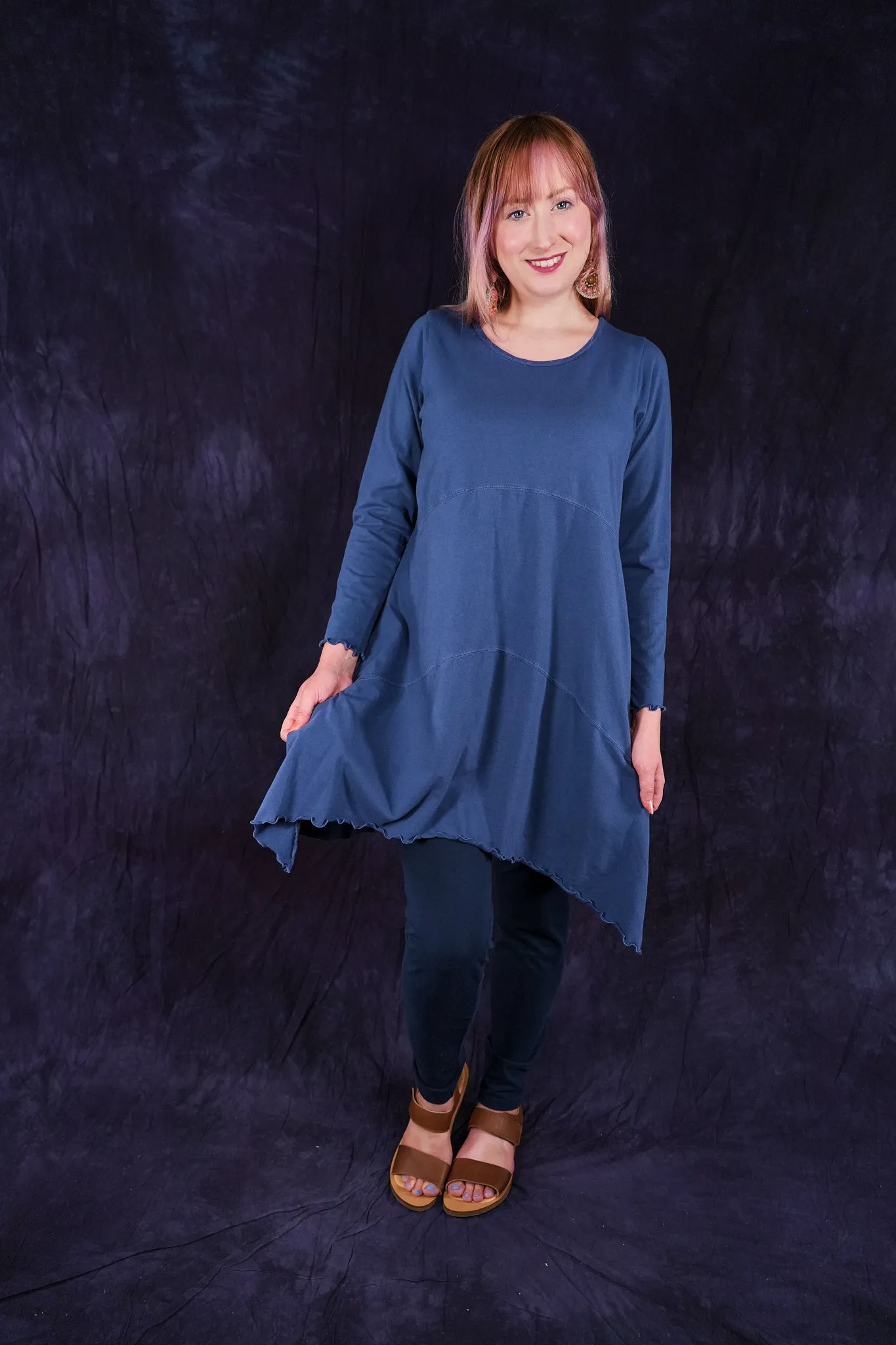 7232 Shape Dress Vintage Indigo-U