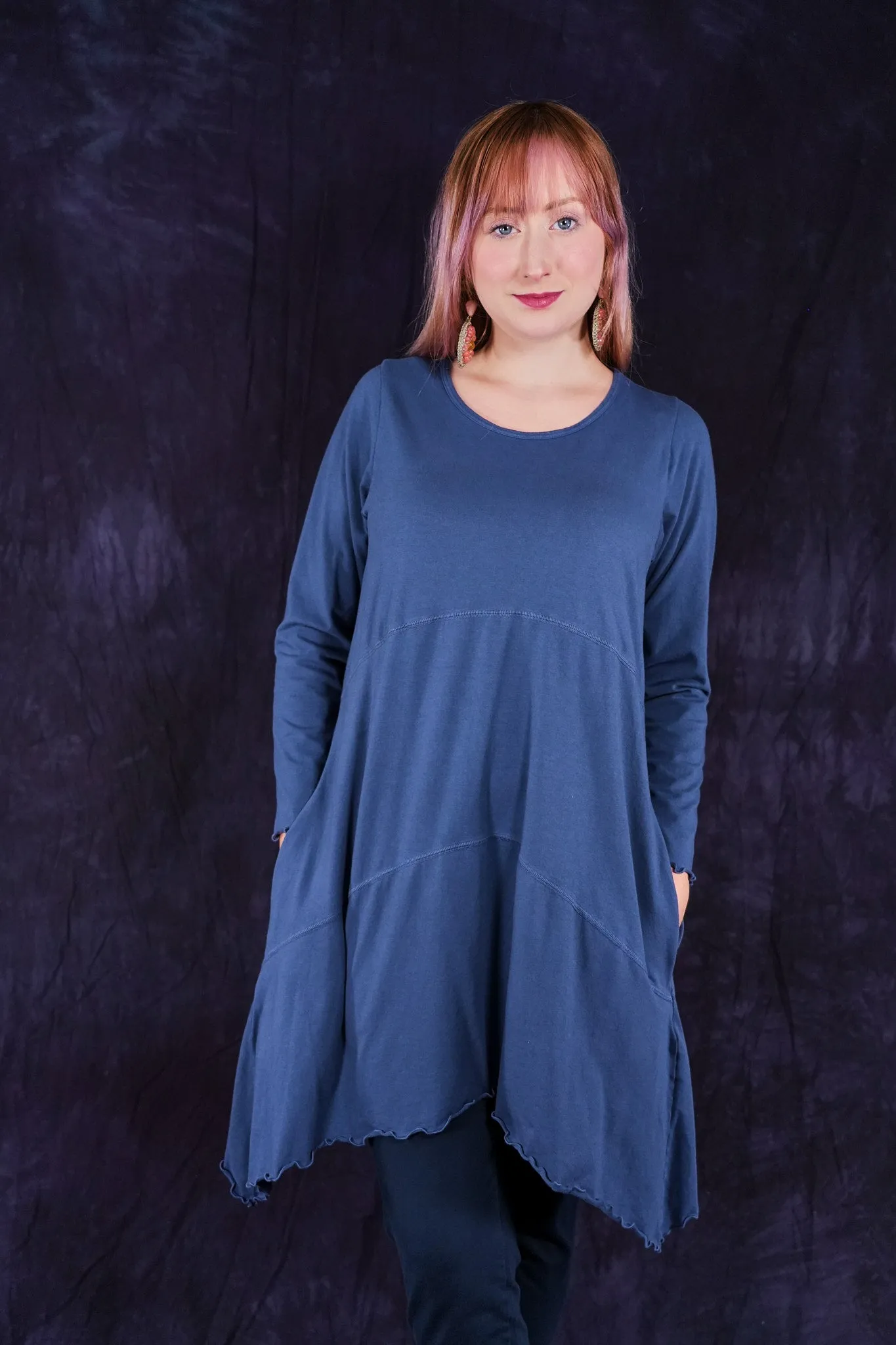 7232 Shape Dress Vintage Indigo-U