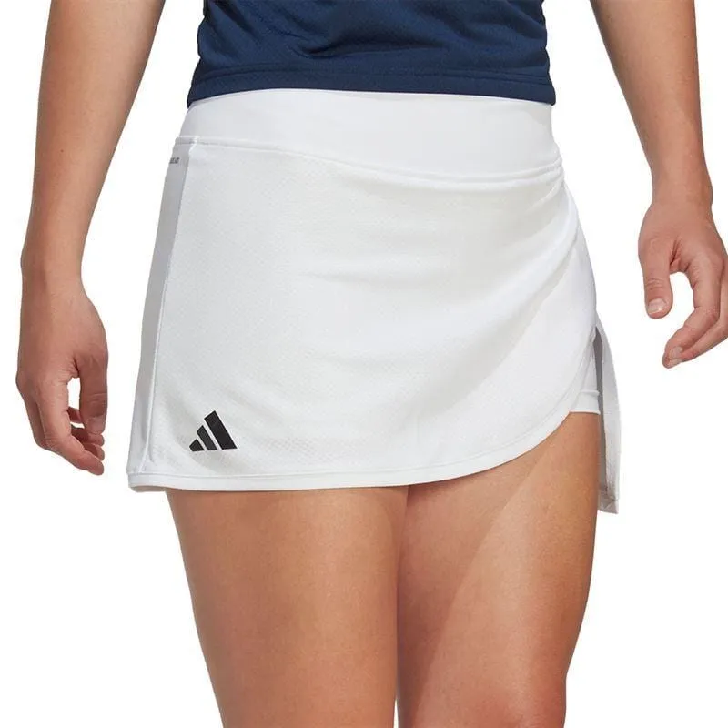 ADIDAS Womens Club Badminton Skirt - White