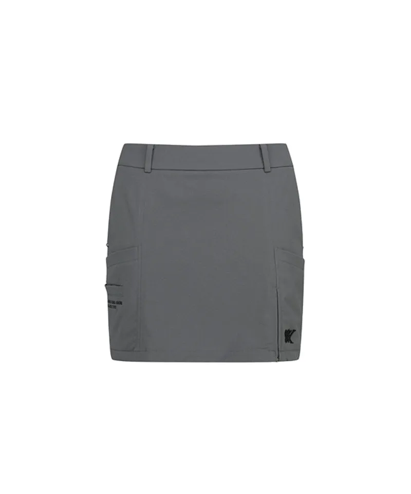 ANEW Golf Women's Incision H-Line Skirt - Gray