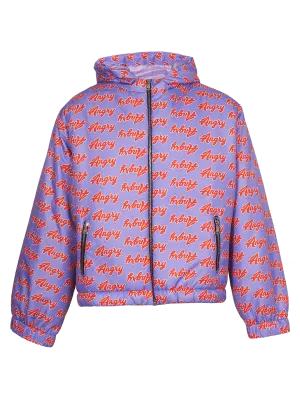 Angry-print Puffer Jacket