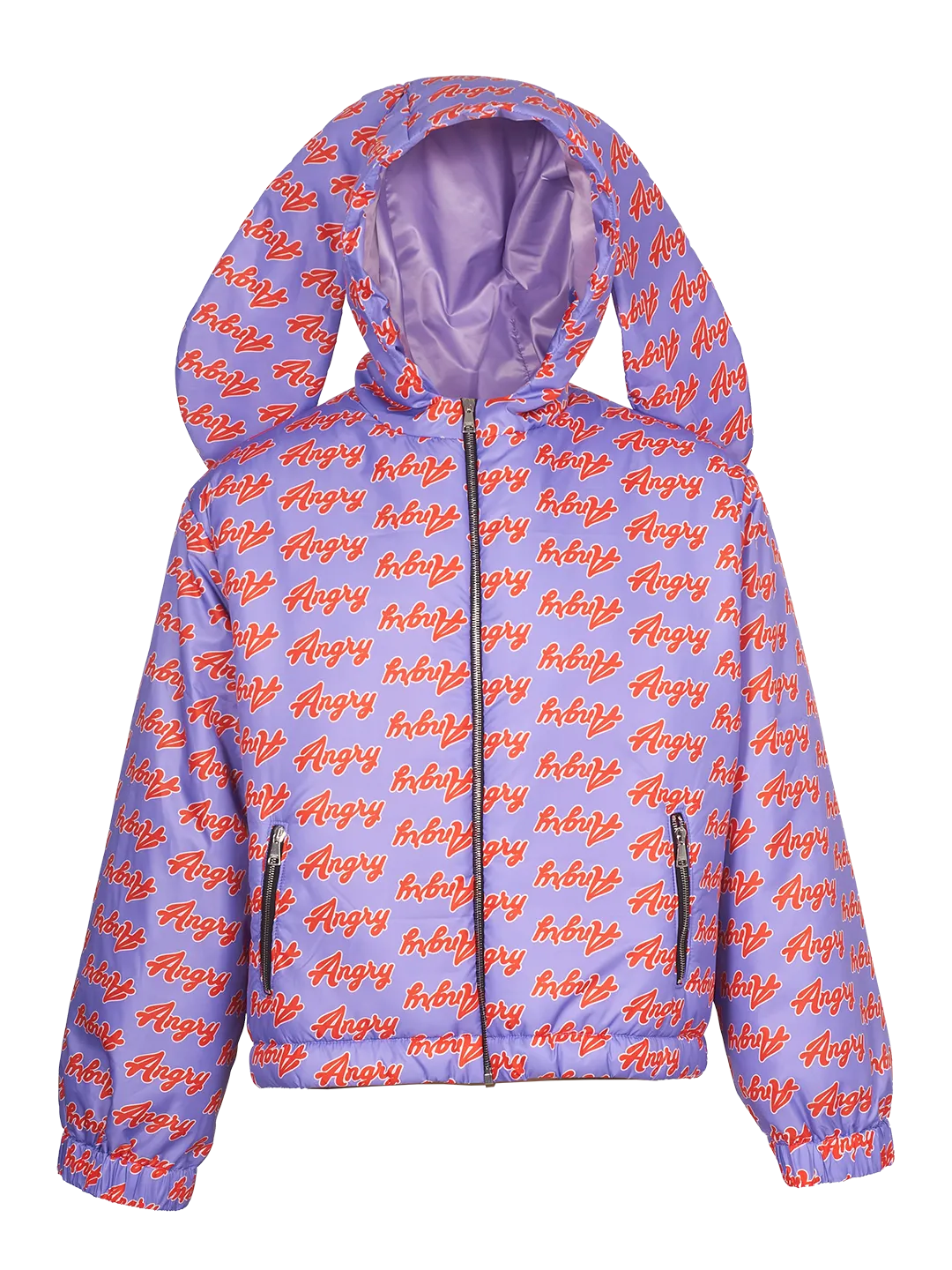 Angry-print Puffer Jacket