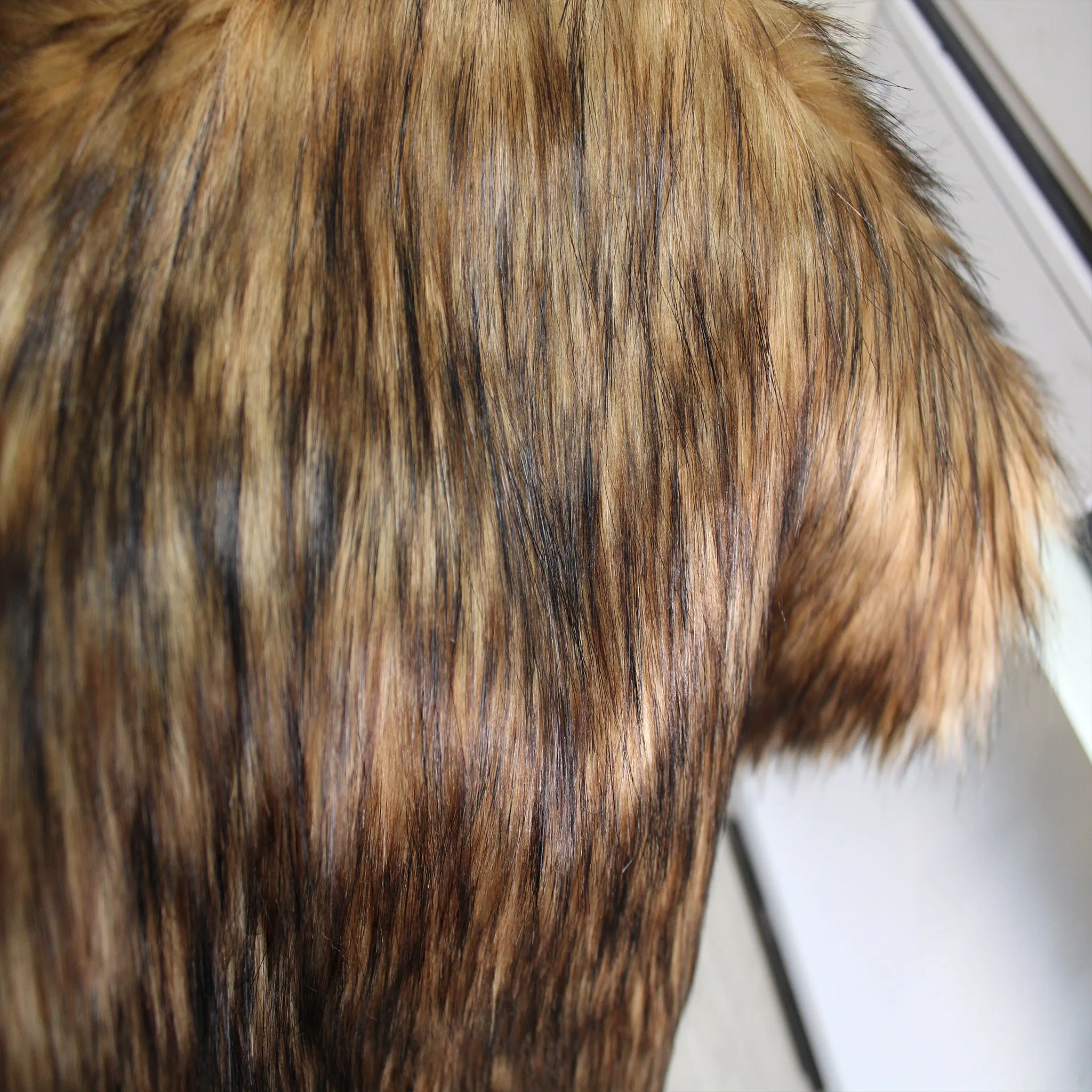 Animal Faux Fur-Fabric by The Yard-Fluffy, Shaggy Mohair-Sewing, Costumes, Plush Toys, Apparel, Clothing, Decoration, Crafts for DIY and Gnome Beard Miniature - (SKU-6619)