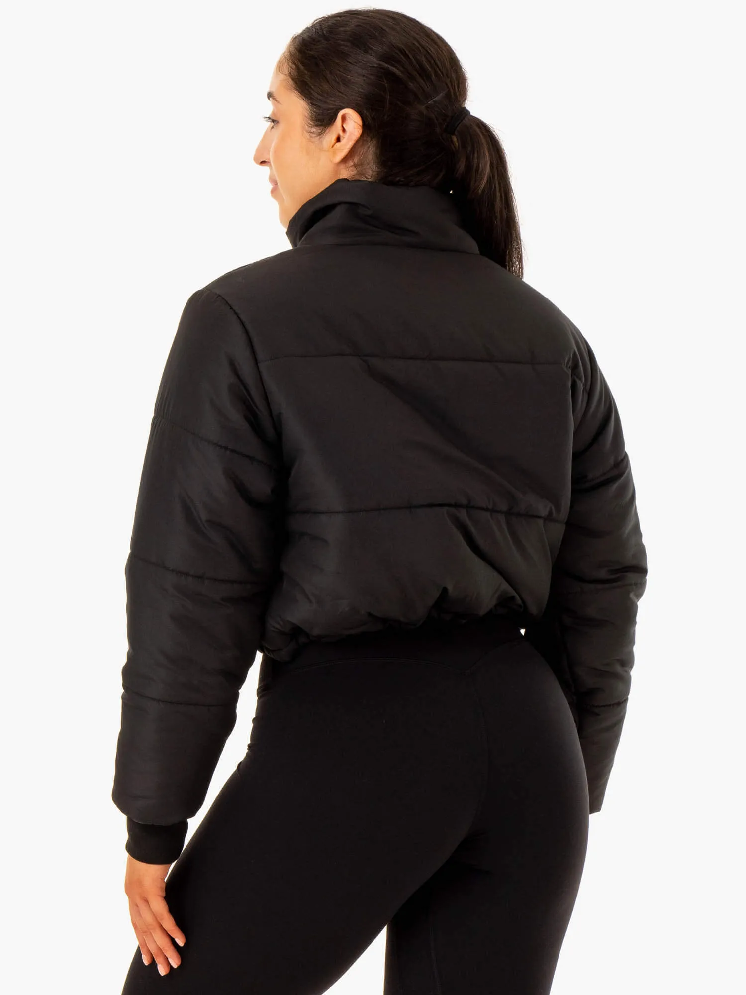 Apex Puffer Jacket - Black