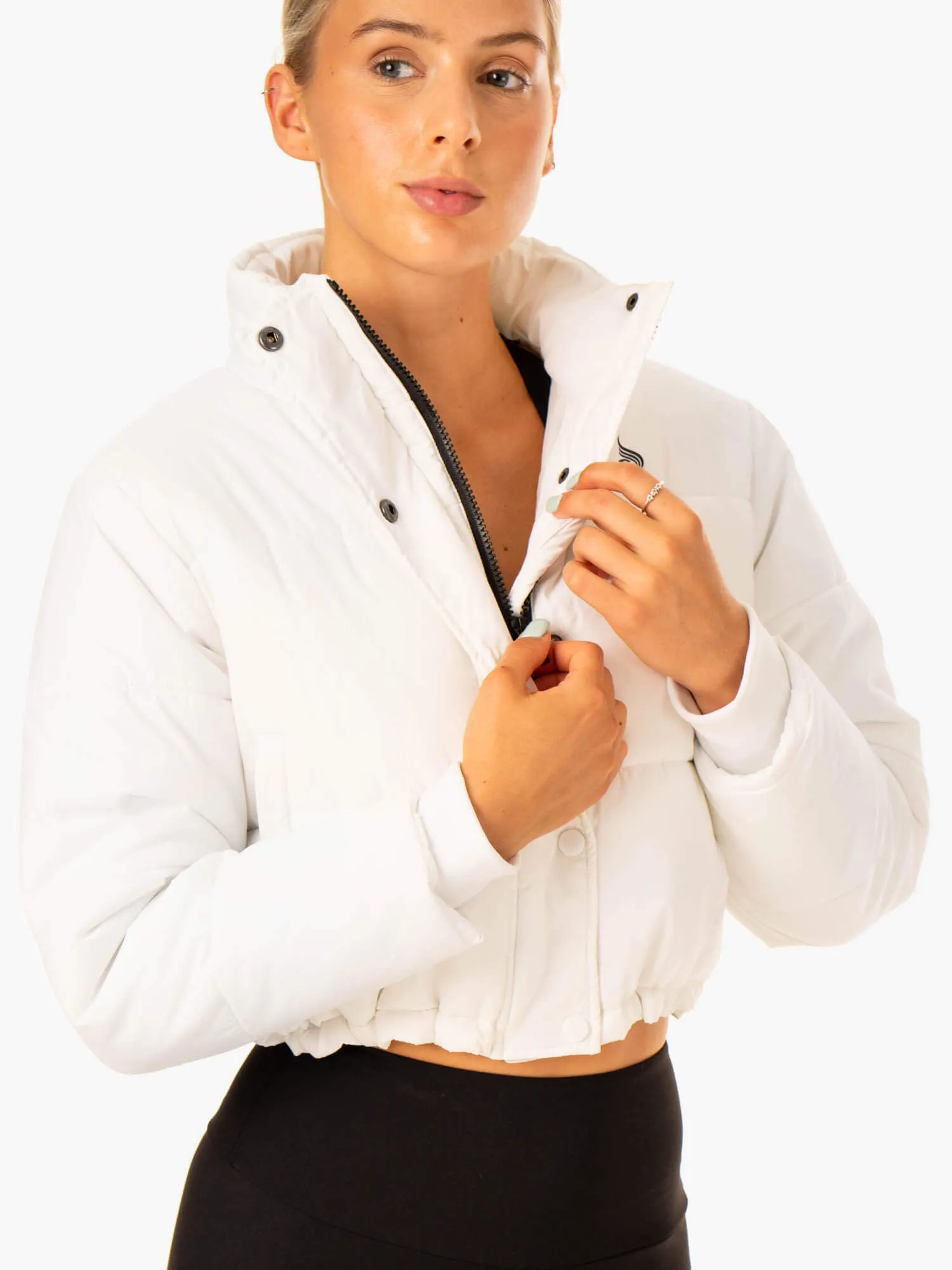 Apex Puffer Jacket - White
