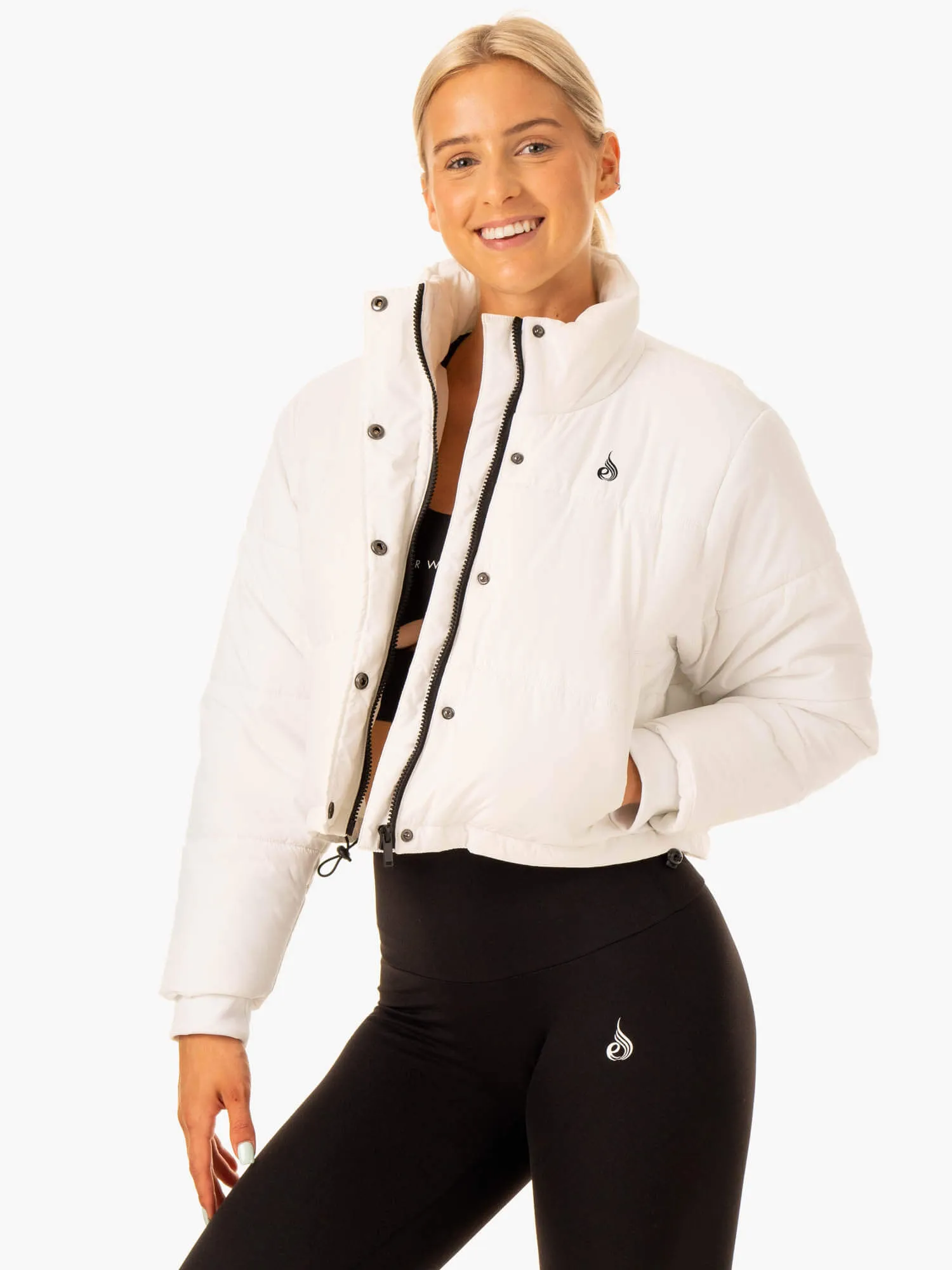 Apex Puffer Jacket - White