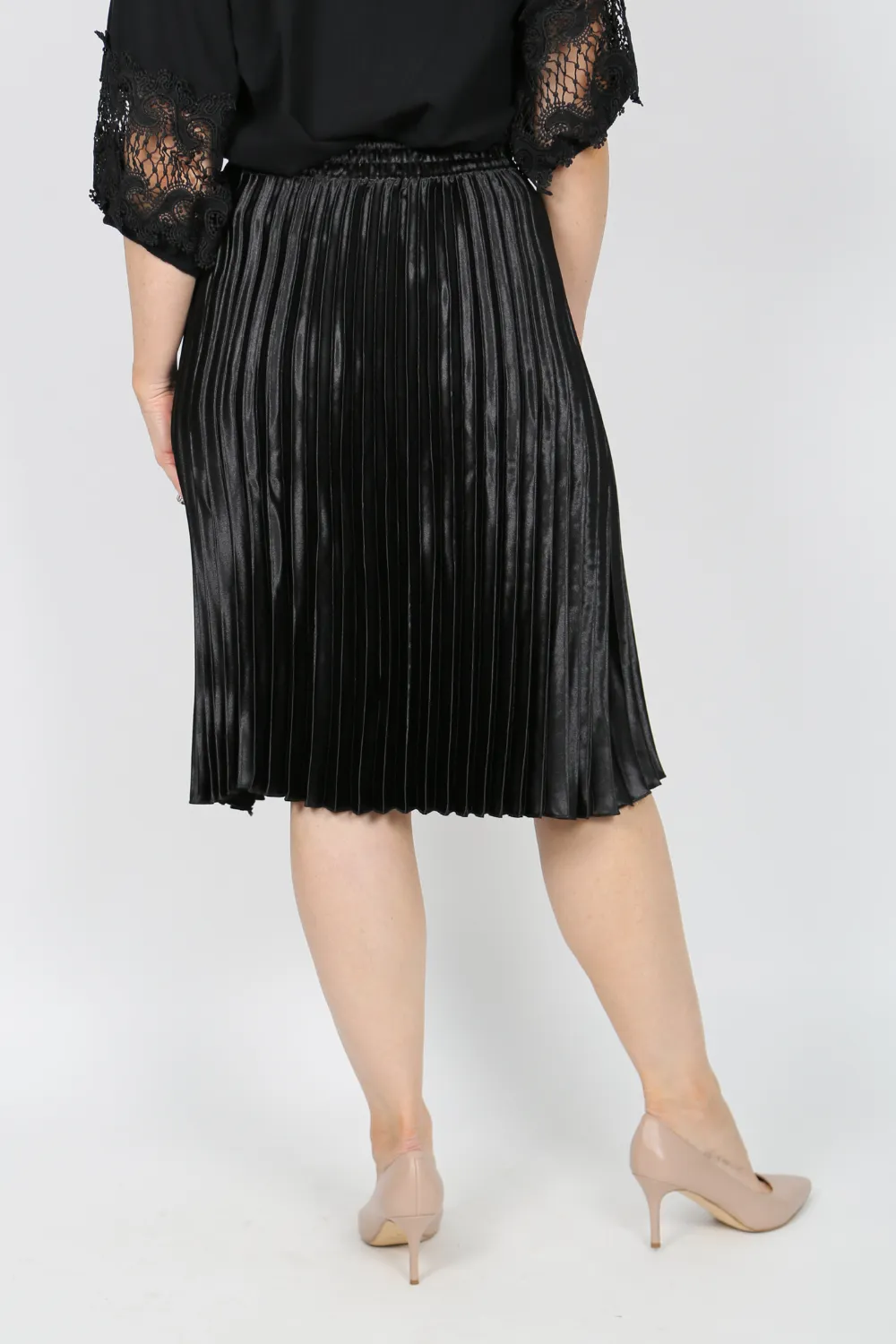 Black Pleated Skirt