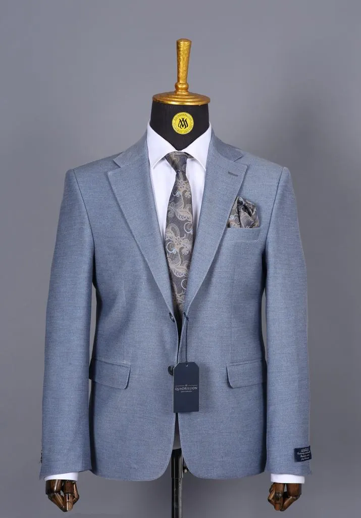 Blazer Bleu Motif 11