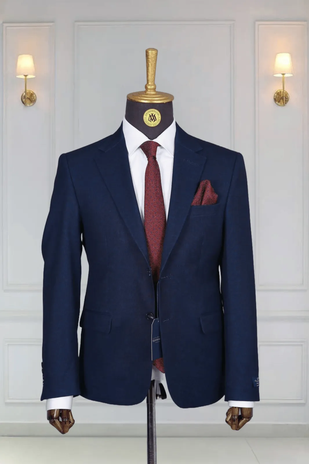 Blazer Bleu Motif 17