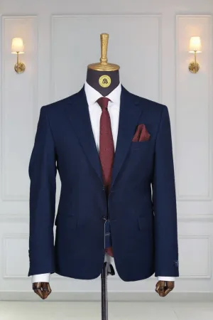 Blazer Bleu Motif 17