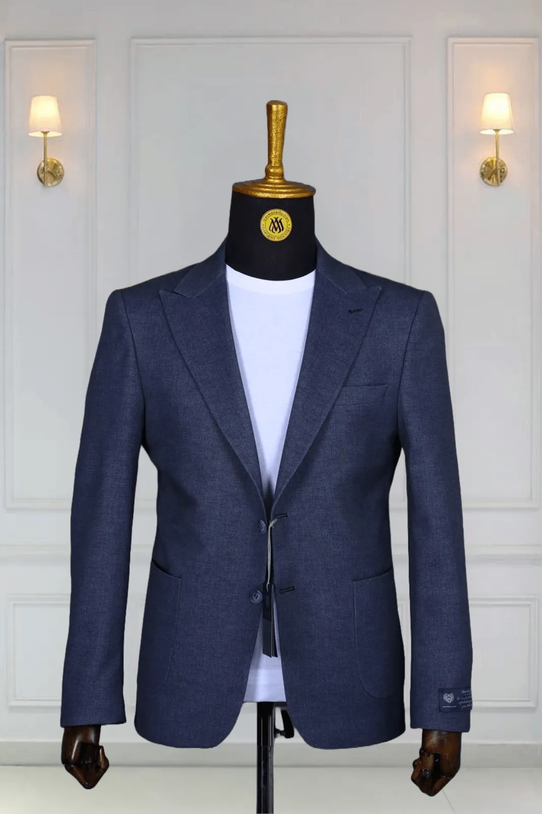 Blazer Bleu Motif 18