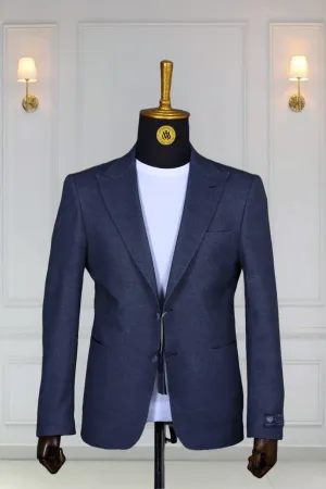 Blazer Bleu Motif 18