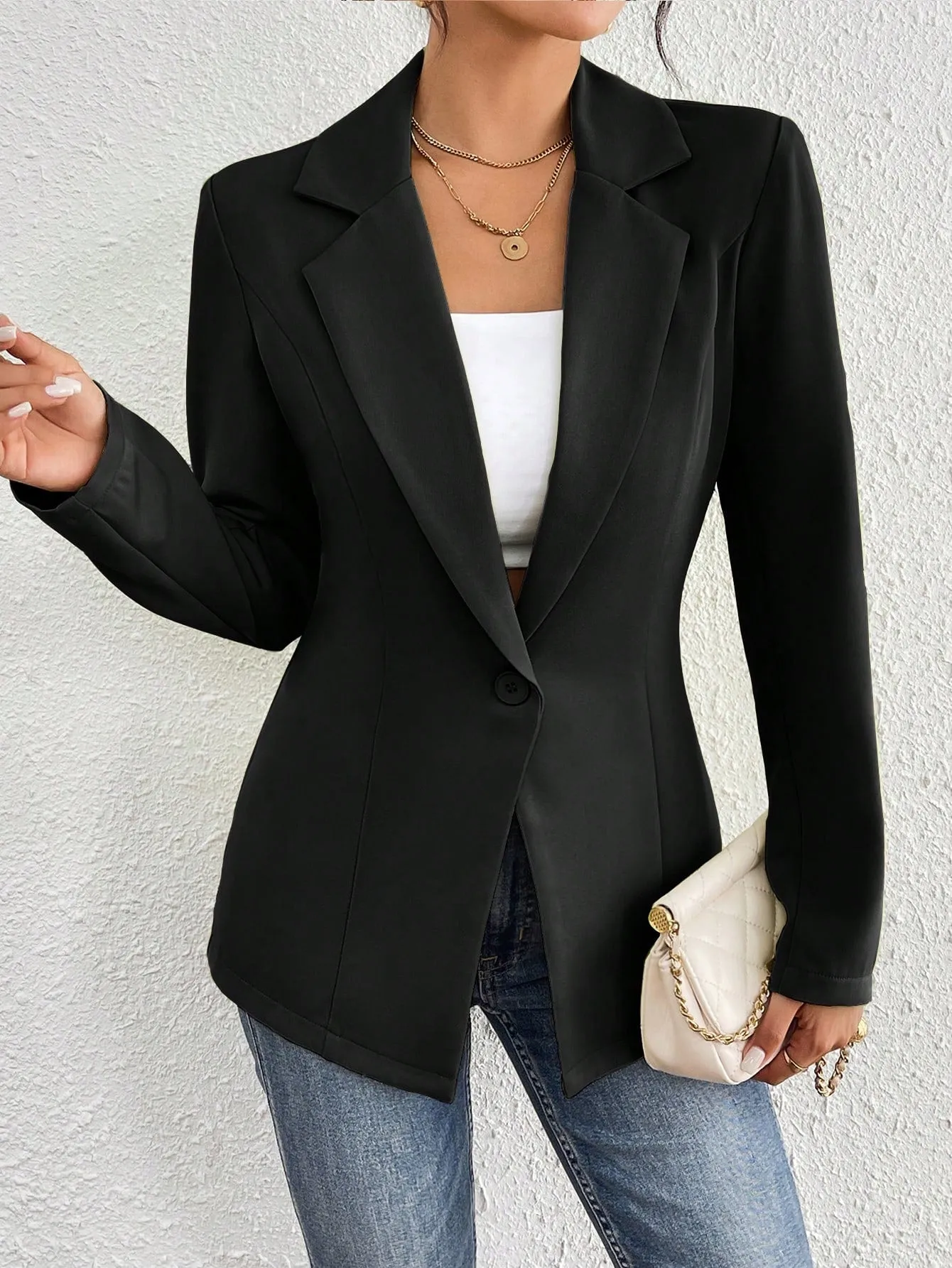 Blazer Casual Raffinéa de Cherry Vibes en