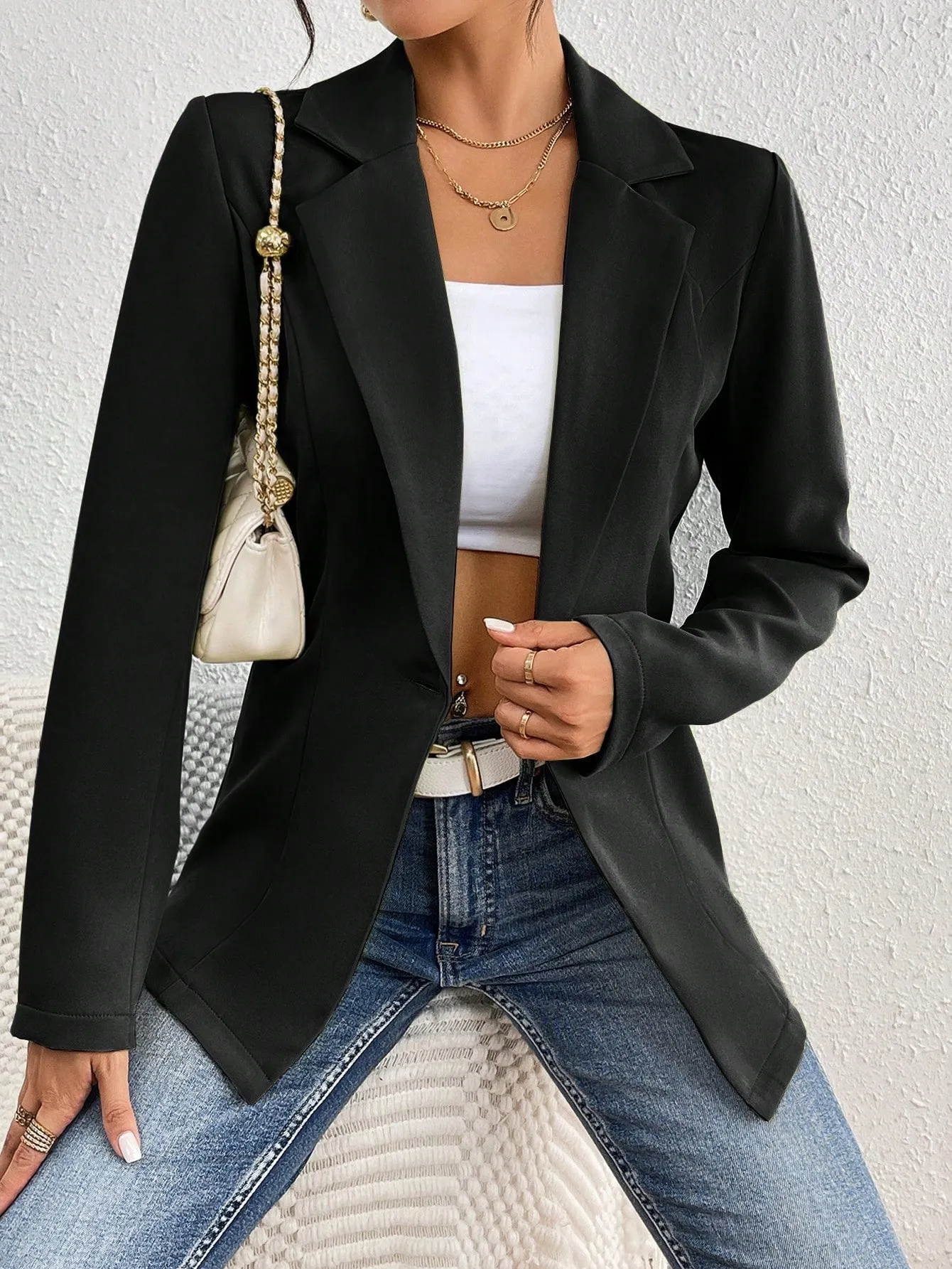 Blazer Casual Raffinéa de Cherry Vibes en