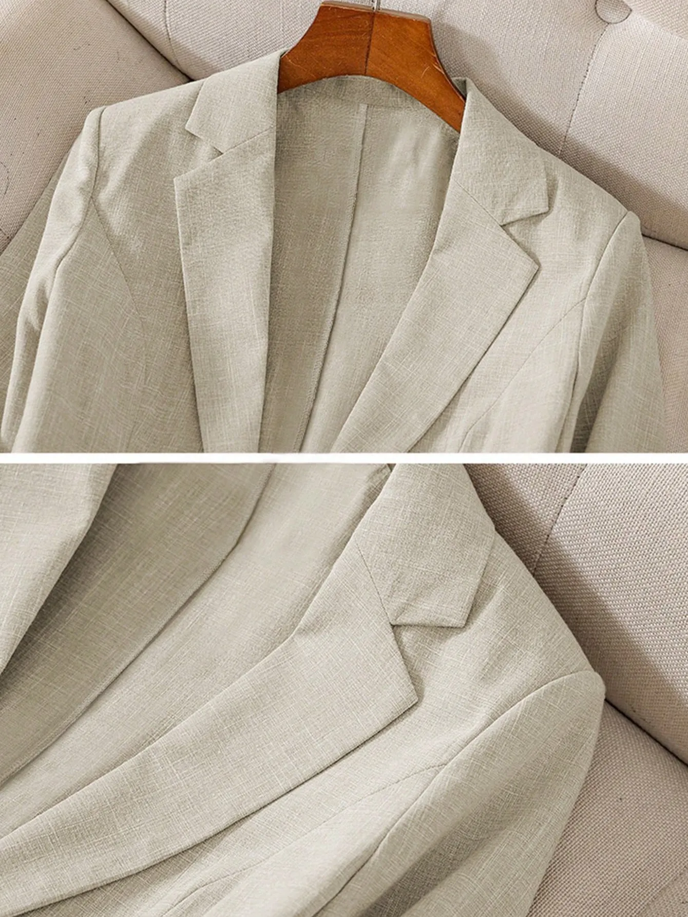 Blazer de Lino Clásico para Mujer