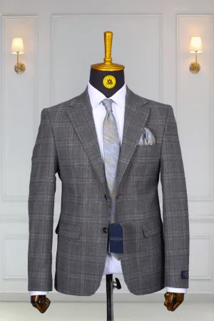 Blazer Marron Motif 17