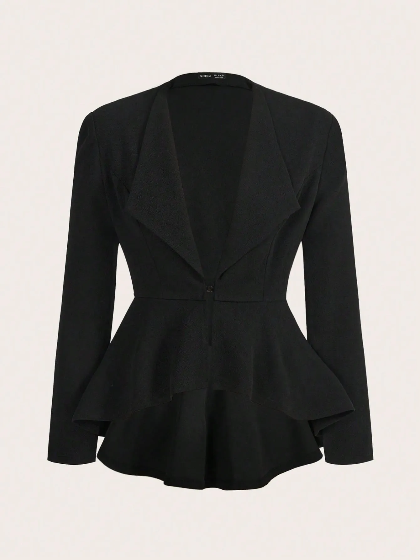 Blazer Unicolor con Fruncido de Cherry Vibes en
