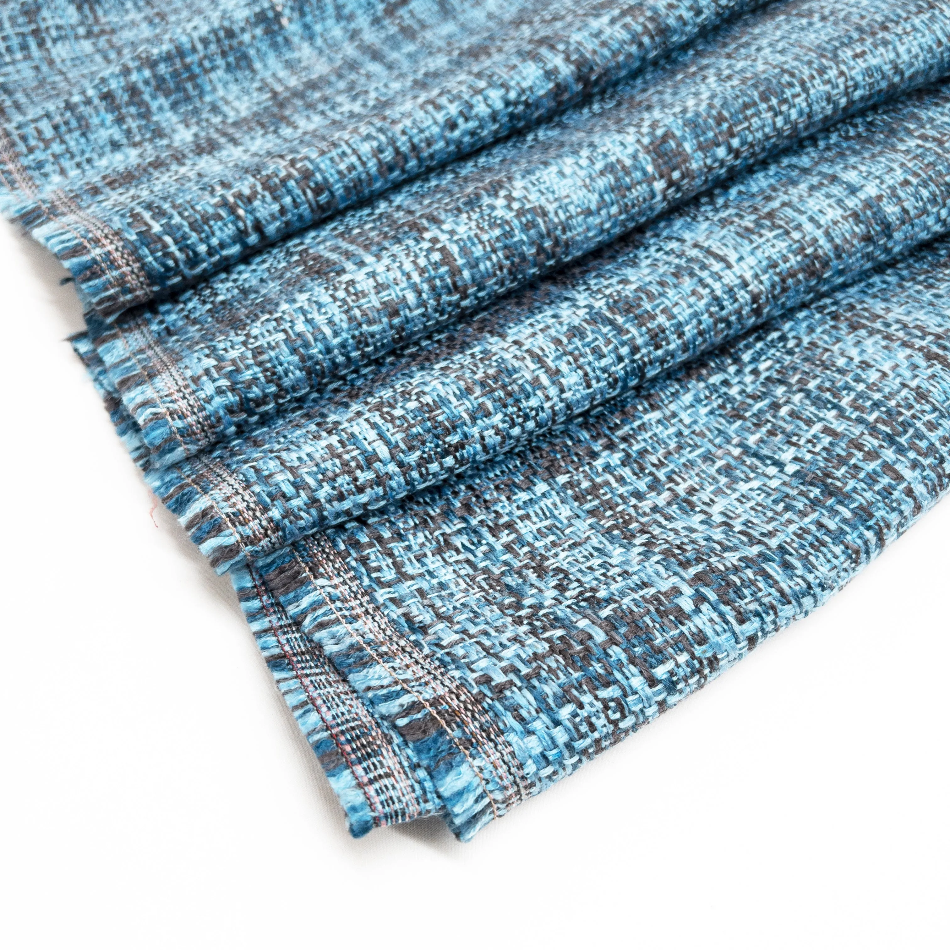 Blue and Brown Tweed - Deadstock