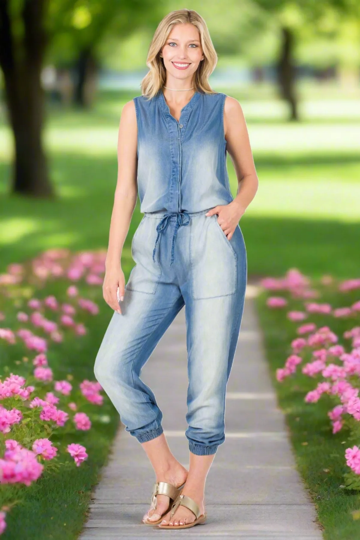 BLUE JEAN BABY Jumpsuit - Zenana