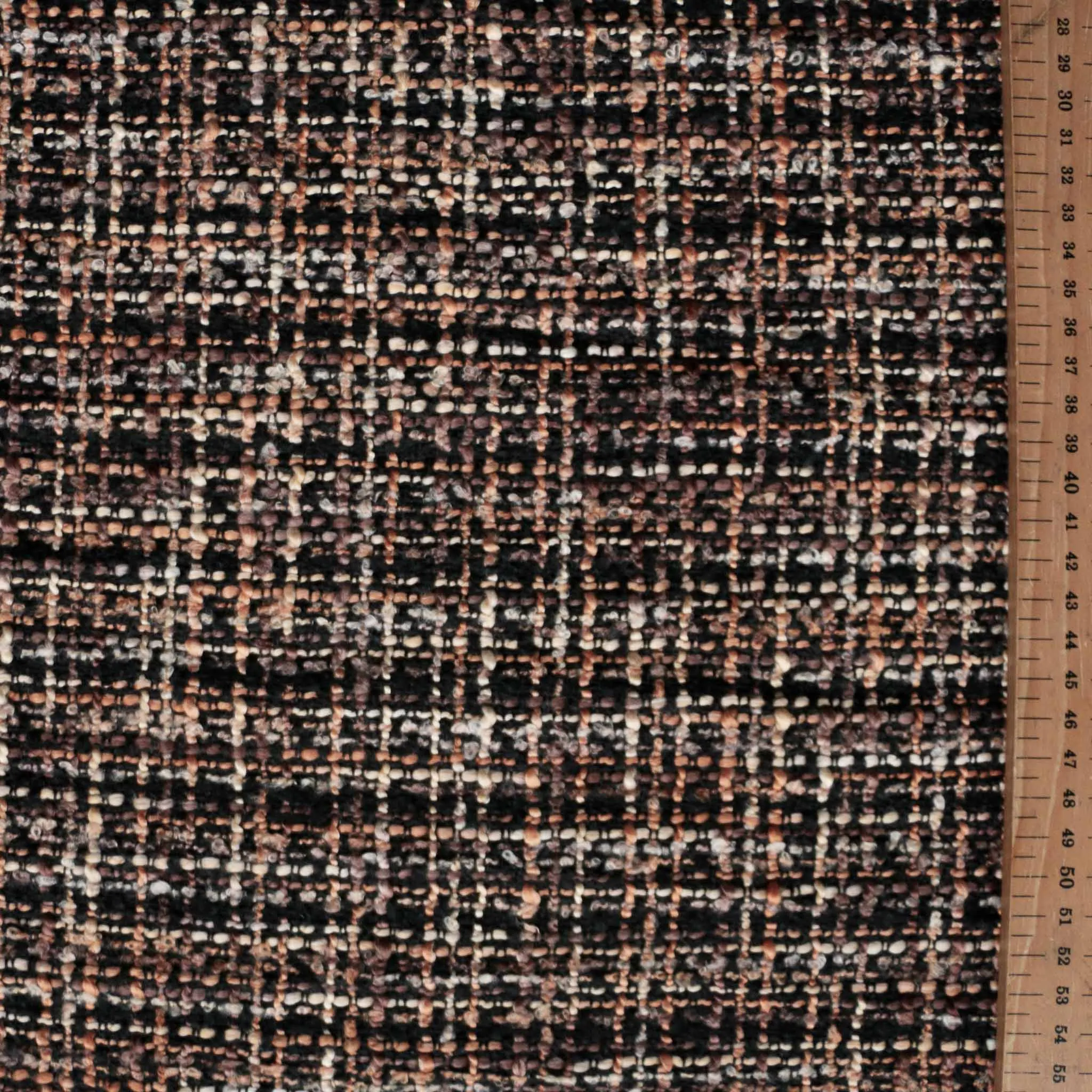Boucle Fabric - Beige and Grey