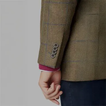 Brook Taverner Breedon Pure New Wool Check Jacket
