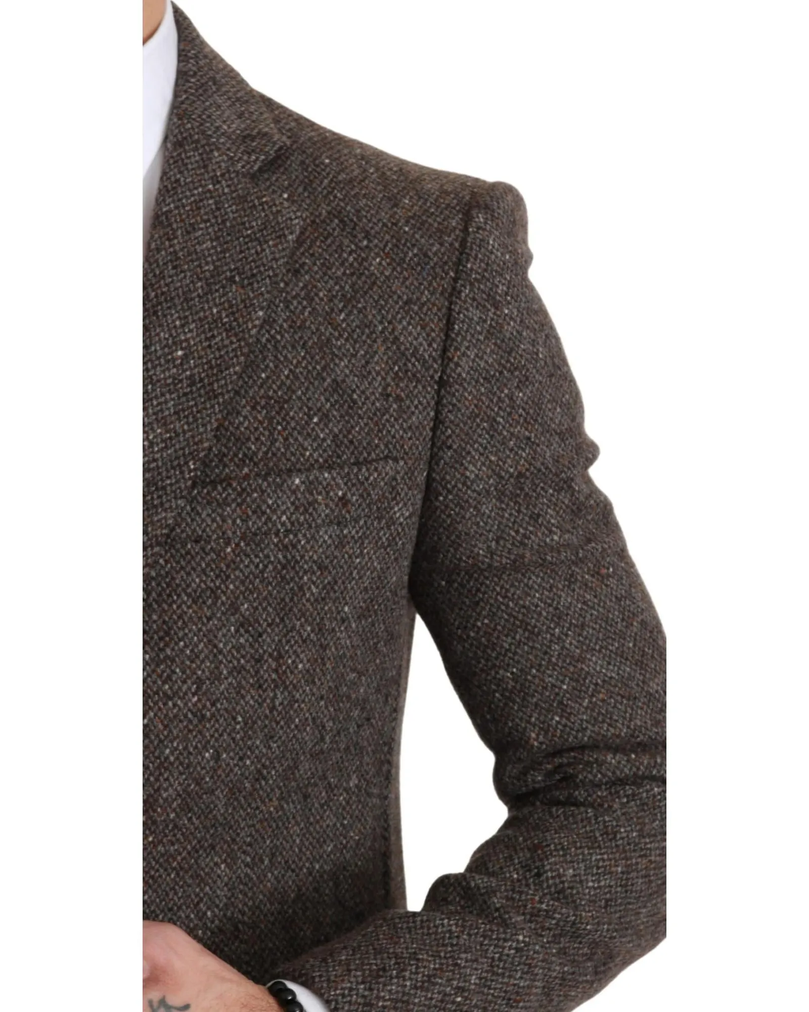 Brown Tweed Blazer Classic Fit