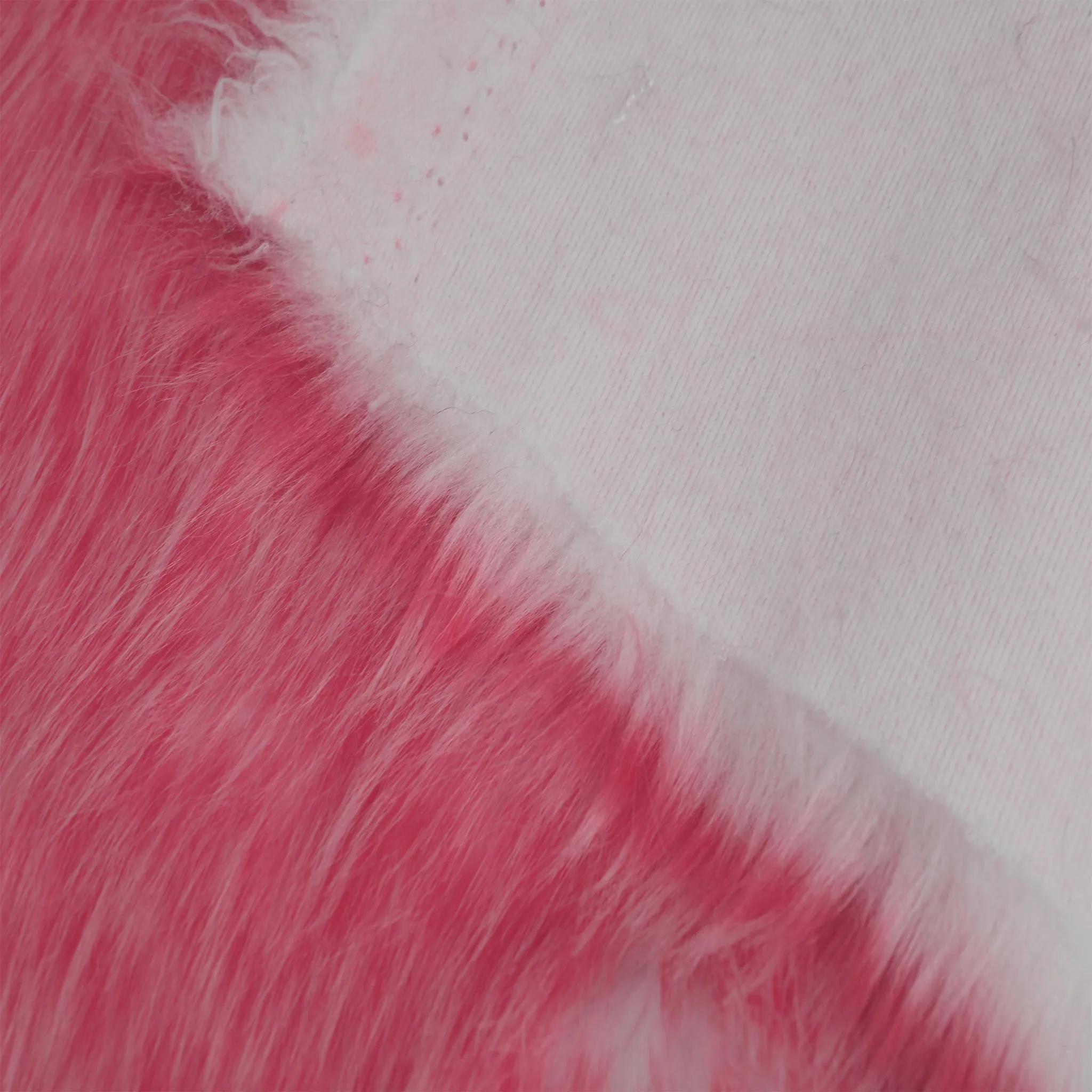 Candy Shade Faux Fur-Christmas Fuzzy-Fabric by The Yard-Fluffy, Soft, Shaggy Mohair-for Sewing, Costumes, Plush Toys, Apparel, Decoration, Gnome Beard Miniature - (SKU-6714)