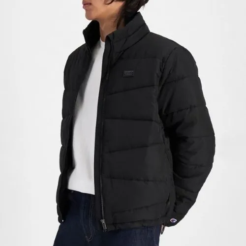 Champion Mens Rochester Lightweight Puffer Jacket Black