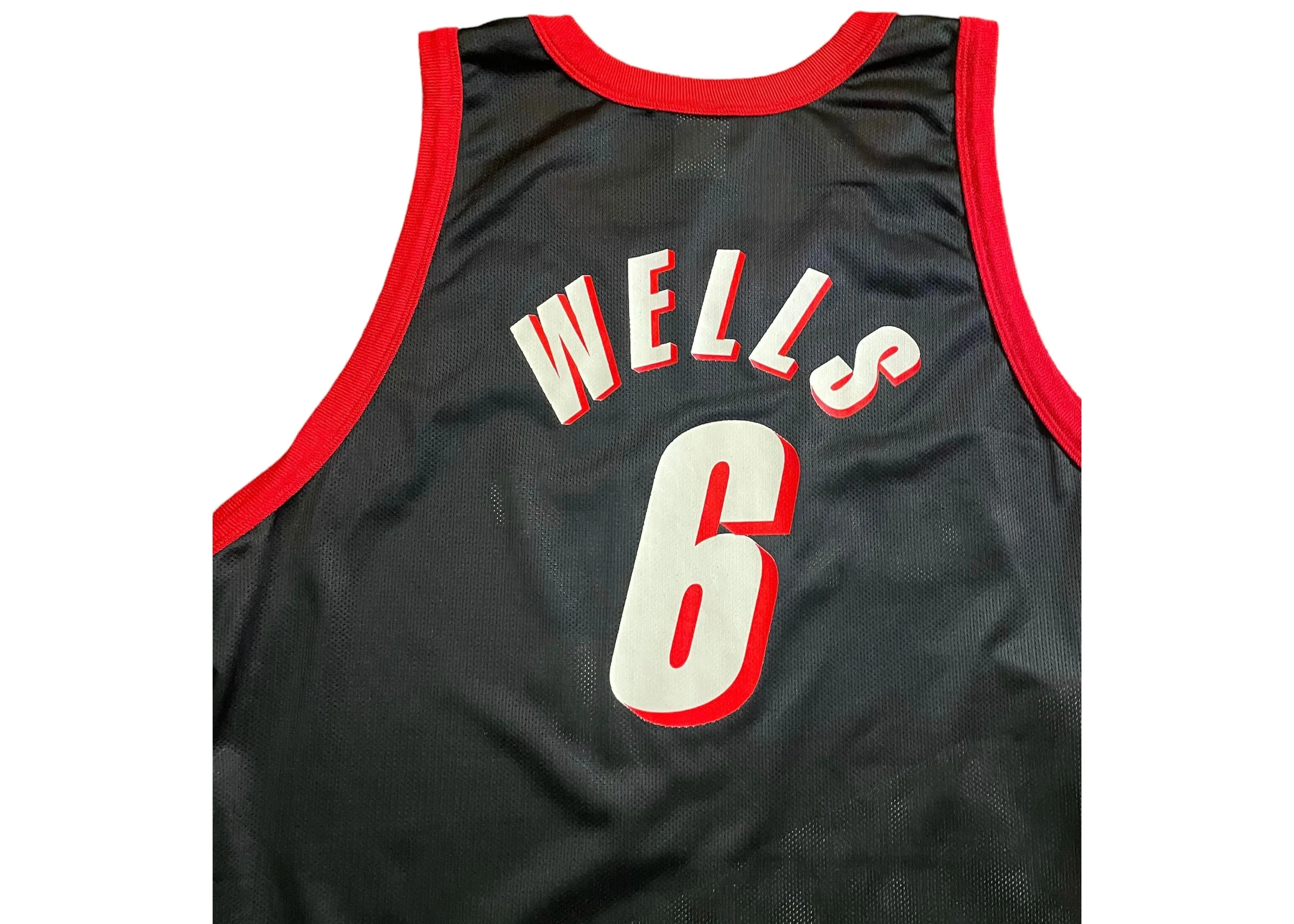 Champion Portland Trail Blazers Bonzi Wells Jersey “Black”