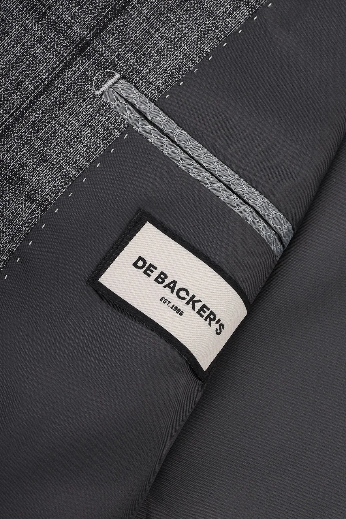 Checked Black Blazer