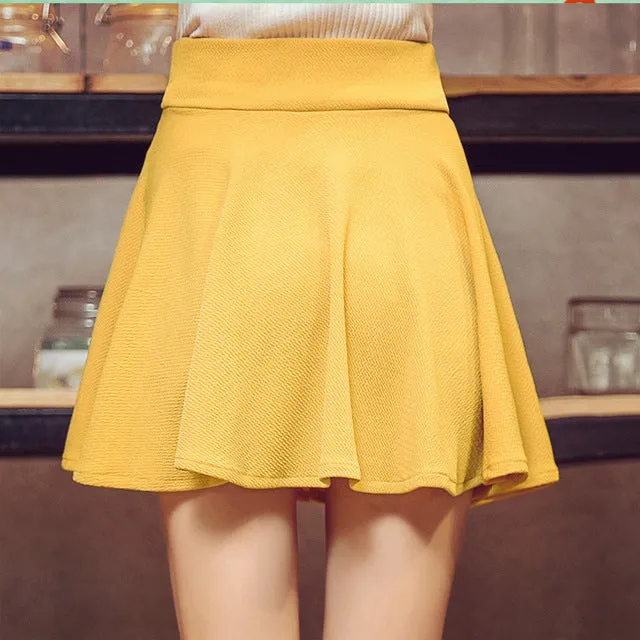 Clobee 2018 Woman Shorts Skirt Fashion High Waist Sexy Office Lady Skirts Female Elastic Mini Skirt Autumn Women Skirt