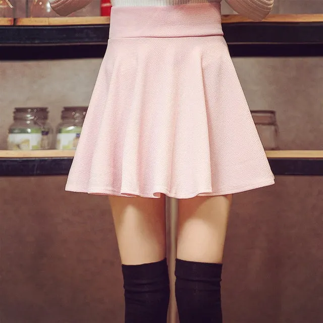 Clobee 2018 Woman Shorts Skirt Fashion High Waist Sexy Office Lady Skirts Female Elastic Mini Skirt Autumn Women Skirt