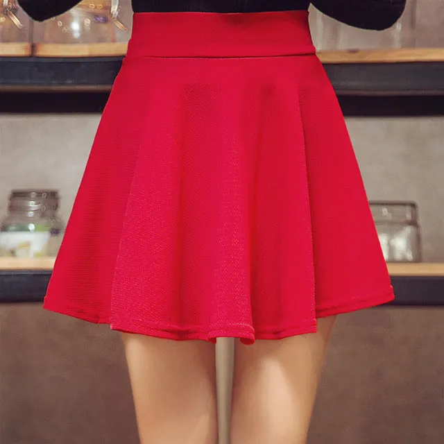 Clobee 2018 Woman Shorts Skirt Fashion High Waist Sexy Office Lady Skirts Female Elastic Mini Skirt Autumn Women Skirt