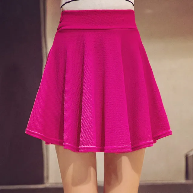 Clobee 2018 Woman Shorts Skirt Fashion High Waist Sexy Office Lady Skirts Female Elastic Mini Skirt Autumn Women Skirt