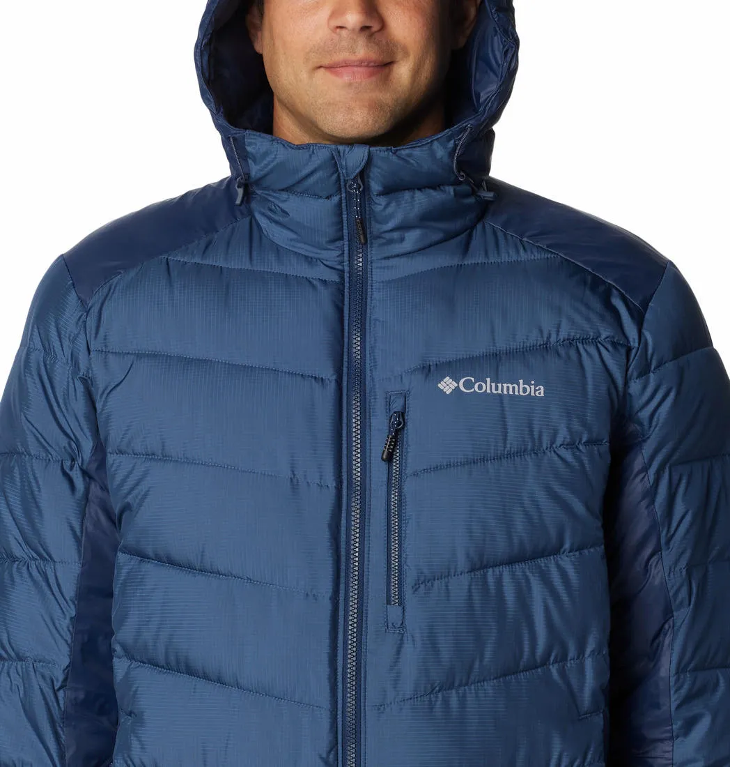 Columbia Men Navy Blue Labyrinth Loop Hooded Jacket