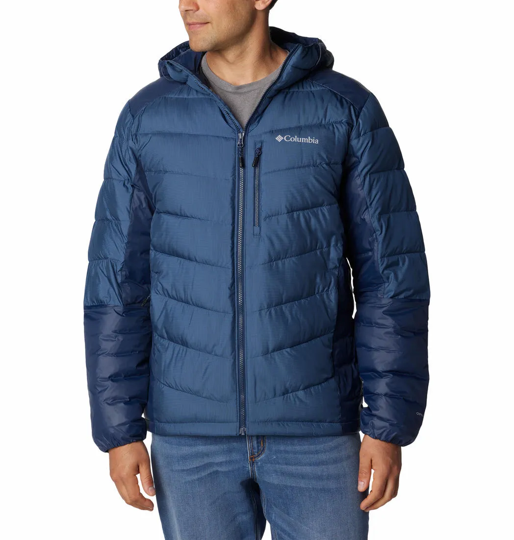 Columbia Men Navy Blue Labyrinth Loop Hooded Jacket