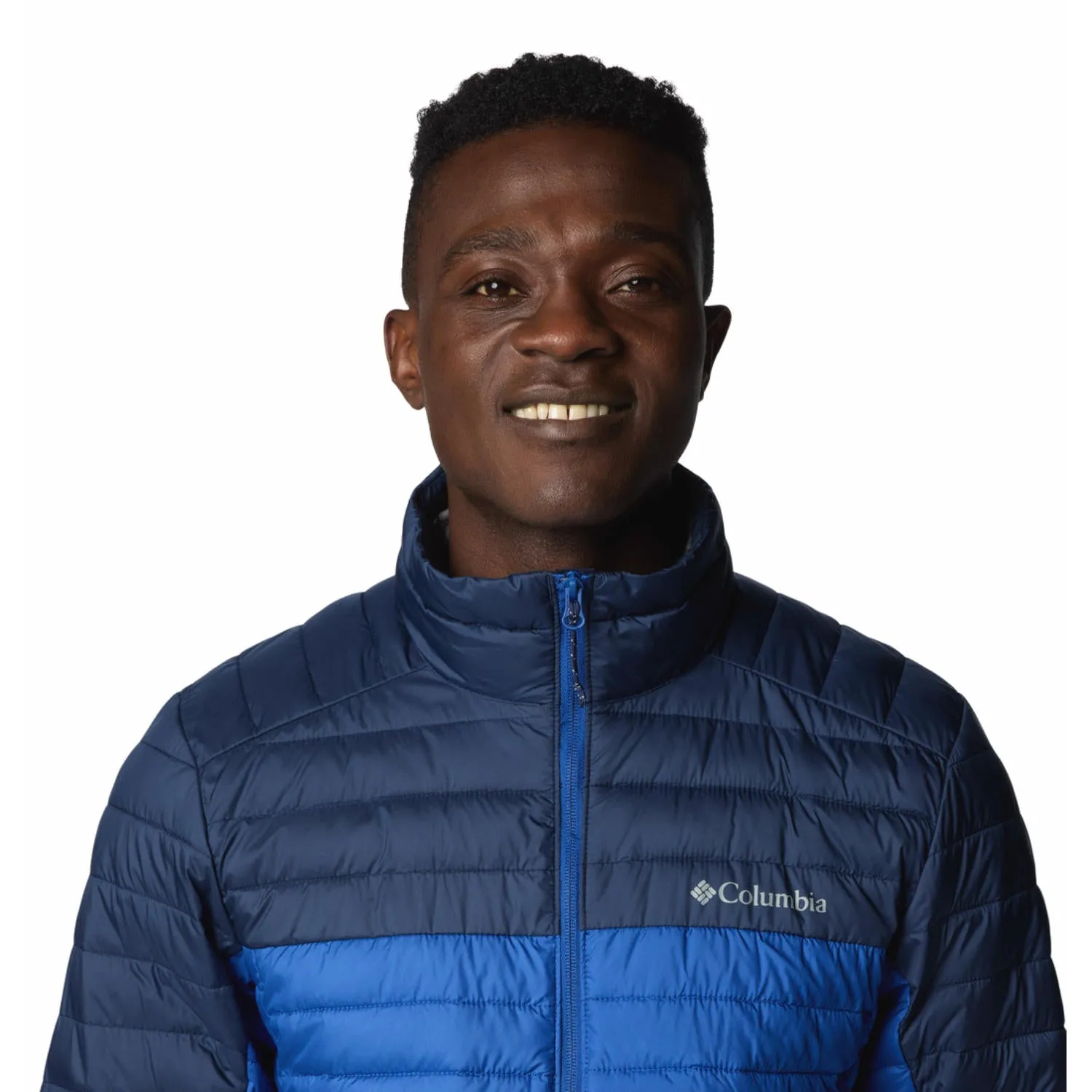 Columbia Mens Blue Omni Shield Silver Falls II Jacket