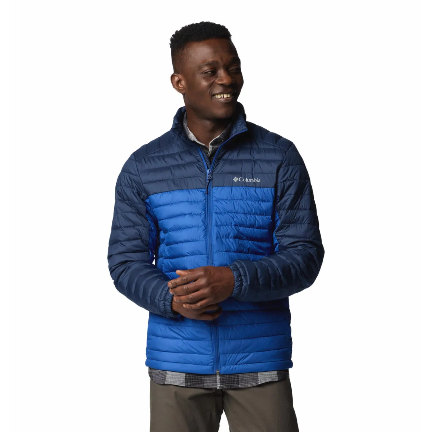 Columbia Mens Blue Omni Shield Silver Falls II Jacket