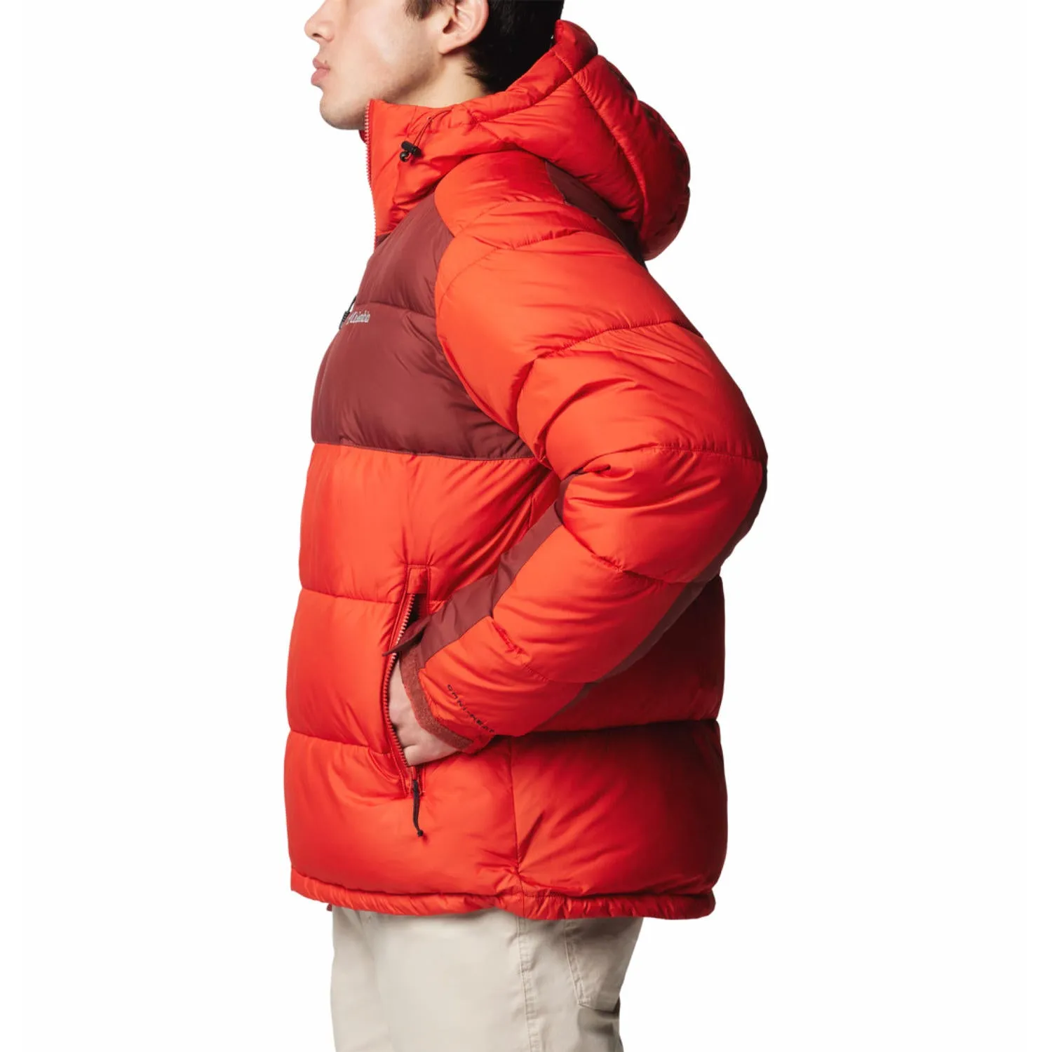 Columbia Mens Red Pike Lake II Hooded Jacket