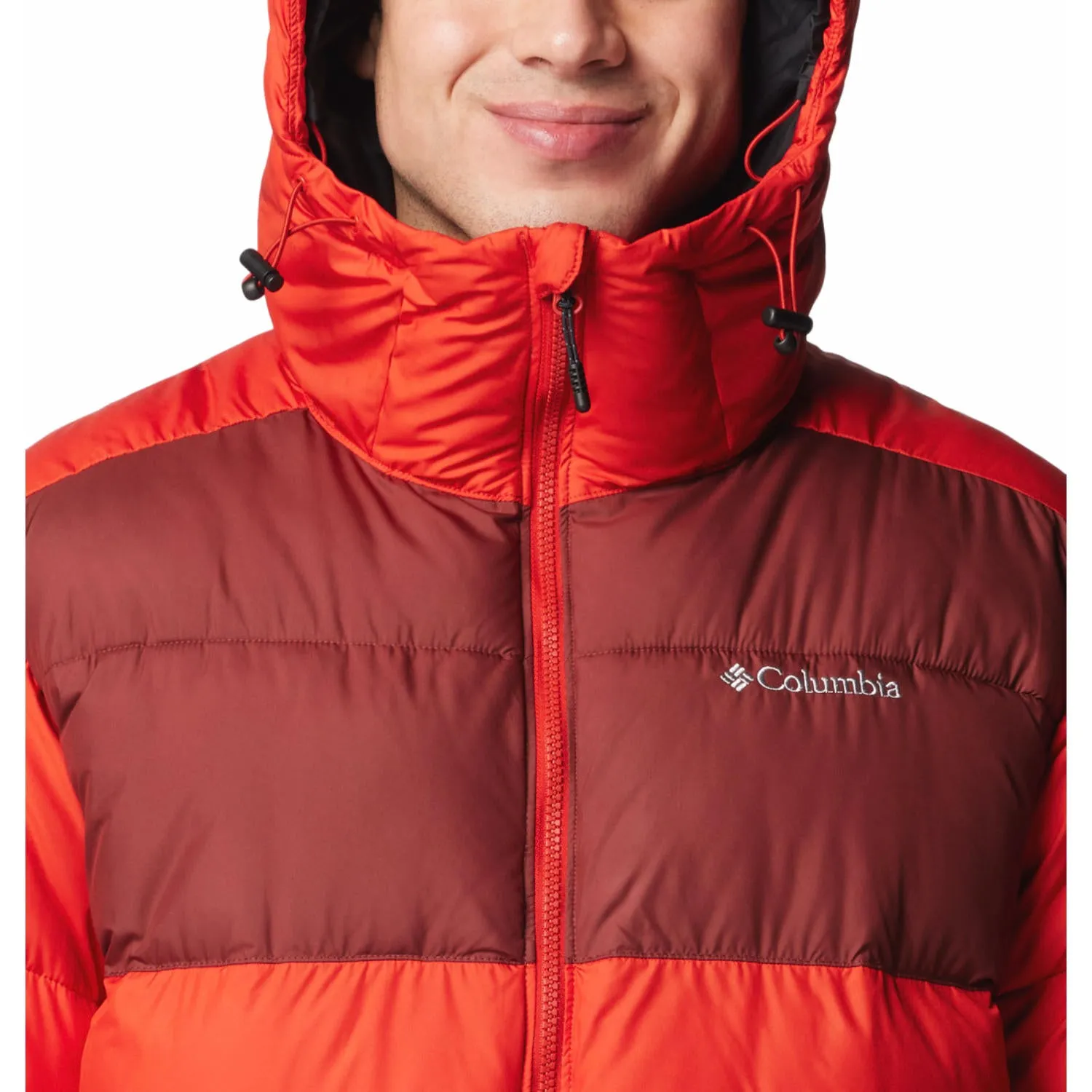 Columbia Mens Red Pike Lake II Hooded Jacket