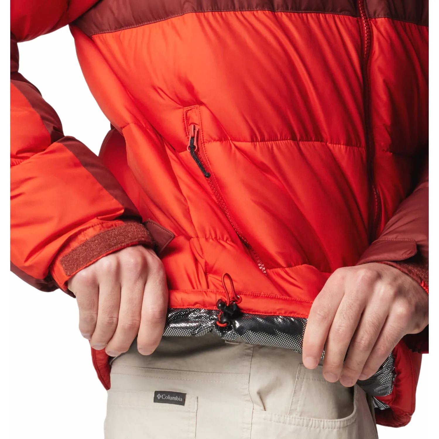 Columbia Mens Red Pike Lake II Hooded Jacket