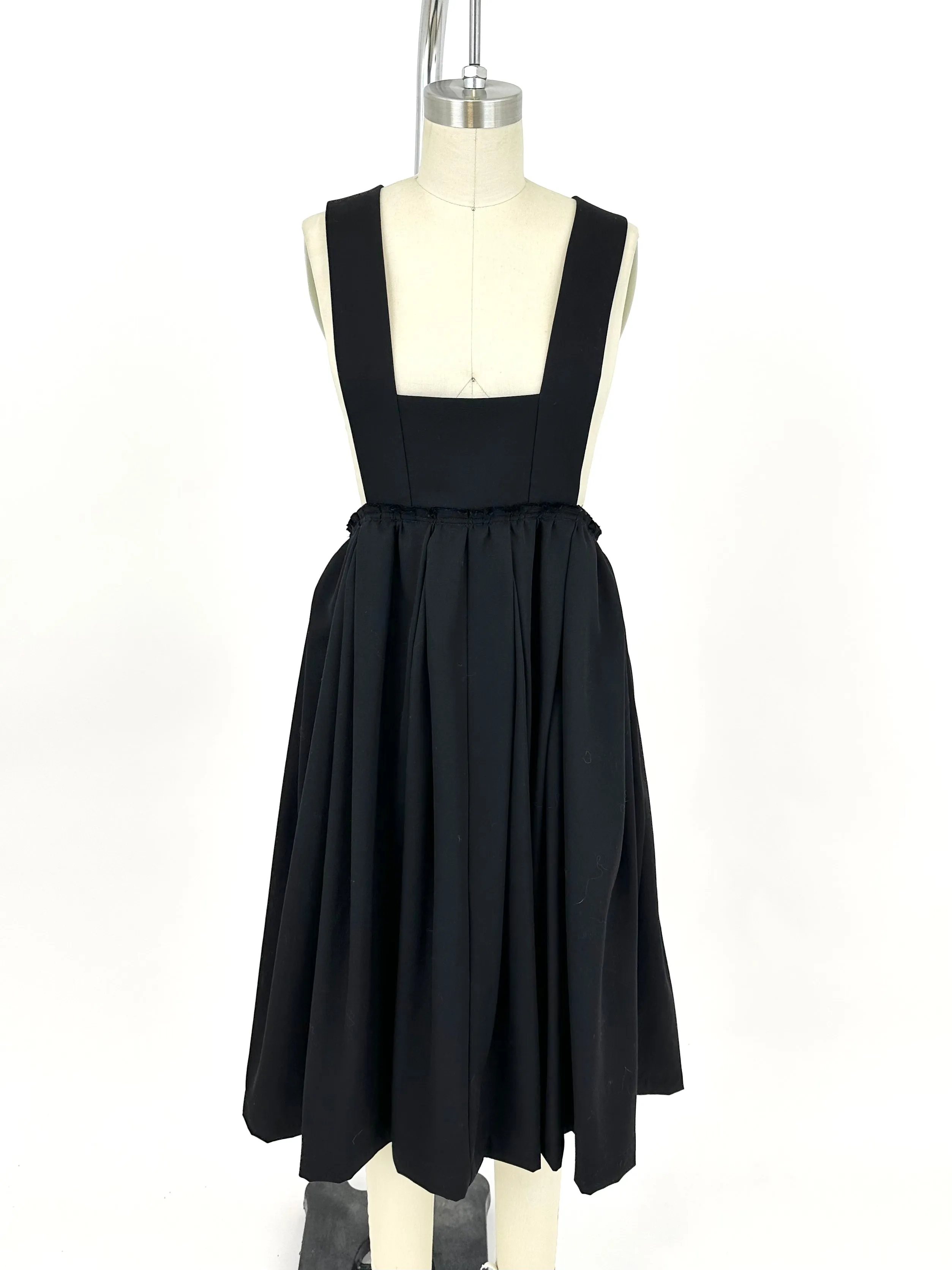 Comme Des Garçons Wool Gabardine Pinafore