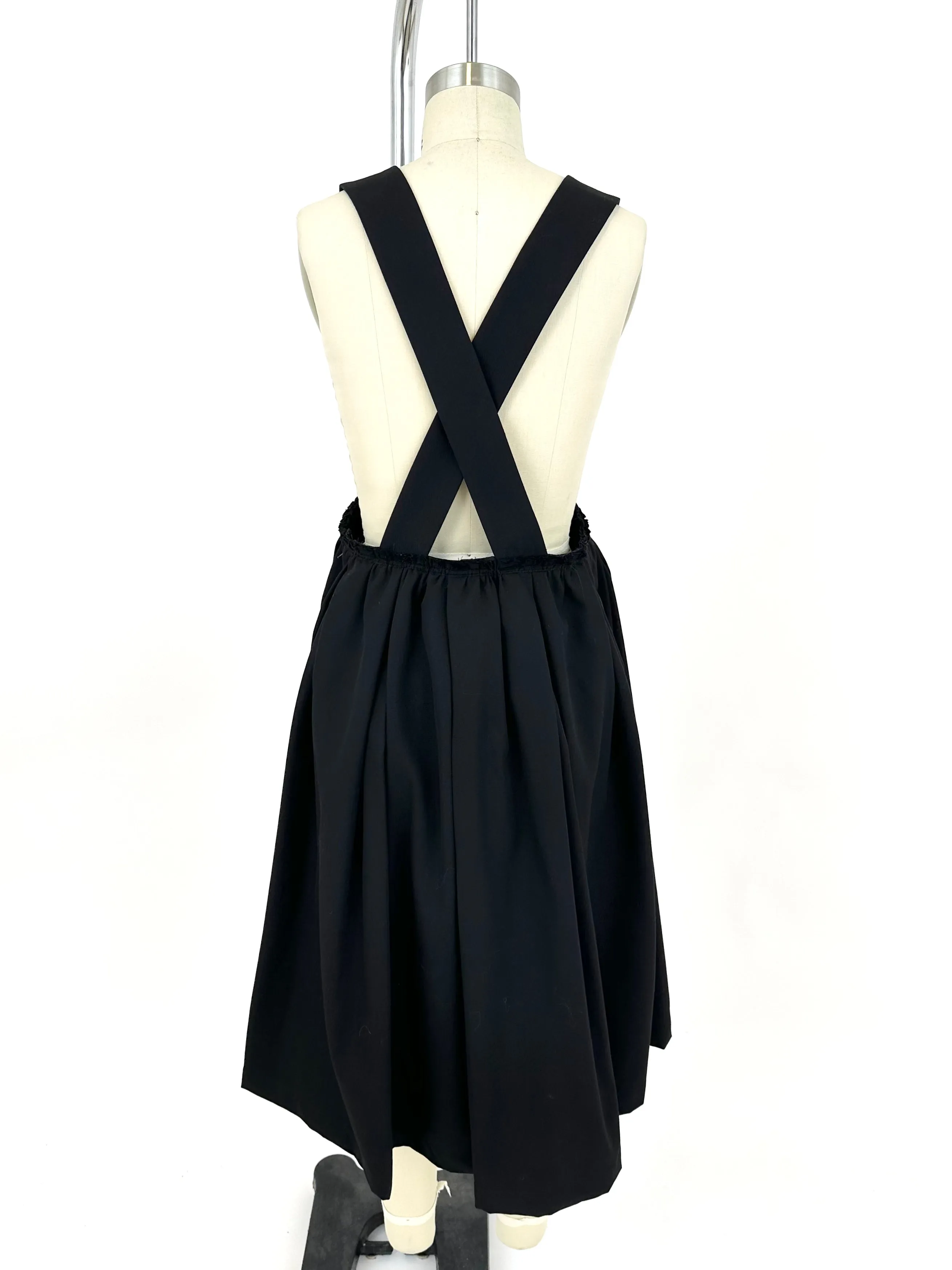 Comme Des Garçons Wool Gabardine Pinafore