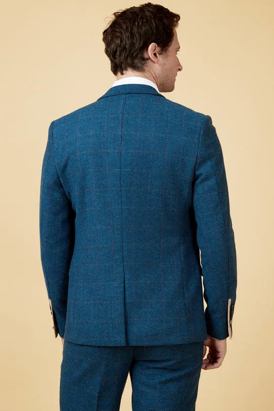 Dion Tweed Herringbone Blazer By Marc Darcy