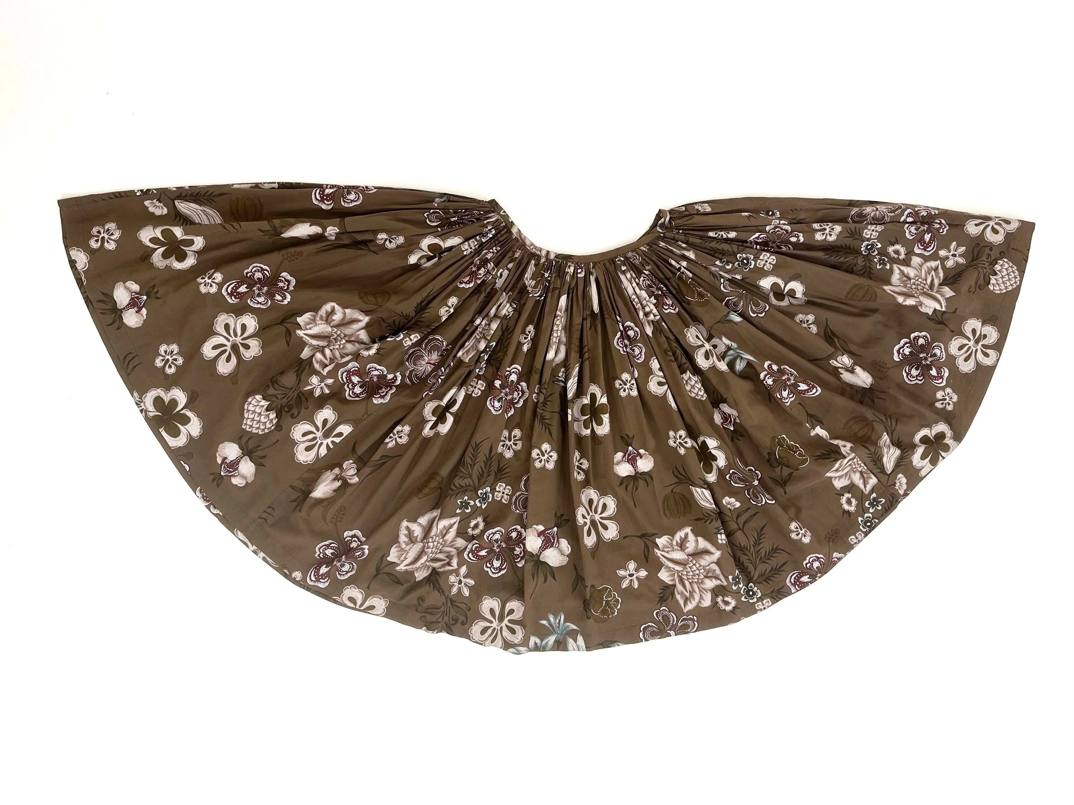Dries Van Noten Floral Circle Skirt