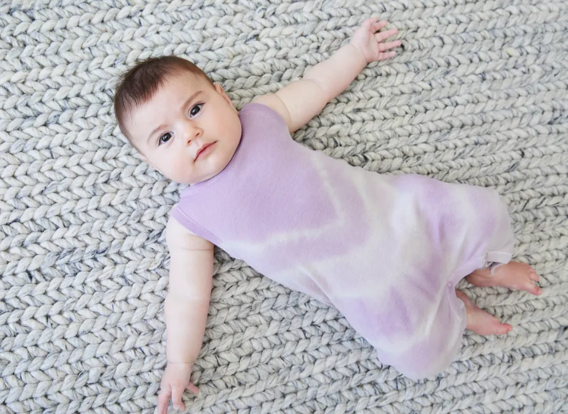 Eco-Rib Tie Dye Tank Romper